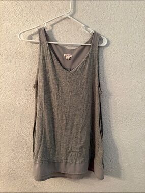 Merona Grey Layered V-Neck Tank Top